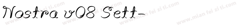 Nostra v08 Sett字体转换